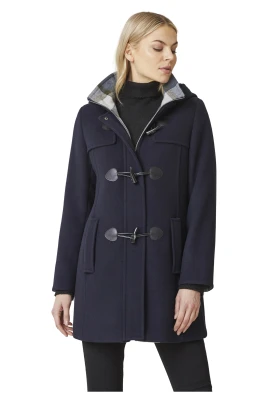 Marinblå Duffelcoat