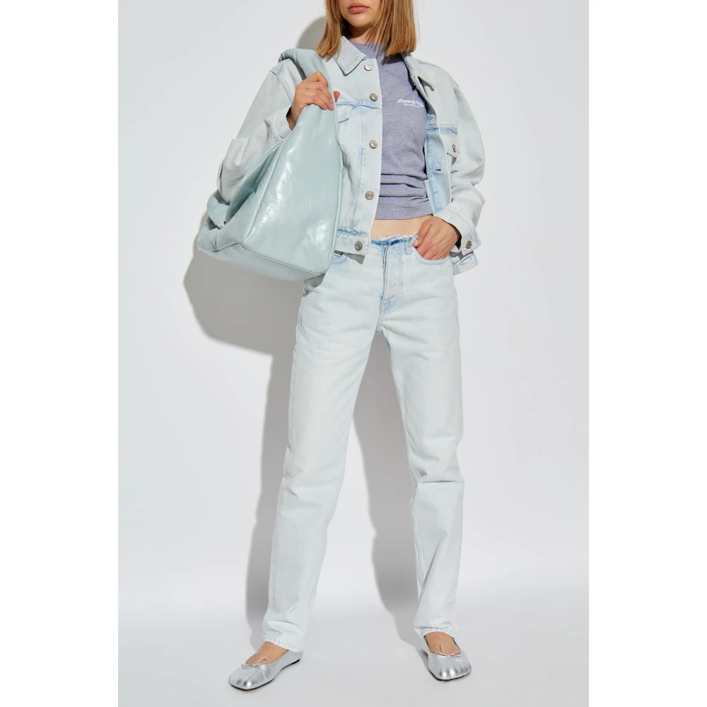 Balenciaga Denim jas Blue Dames