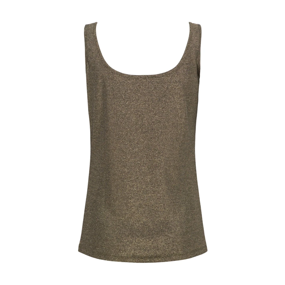 &Co Woman Top zonder mouwen Zomerse stijl Yellow Dames
