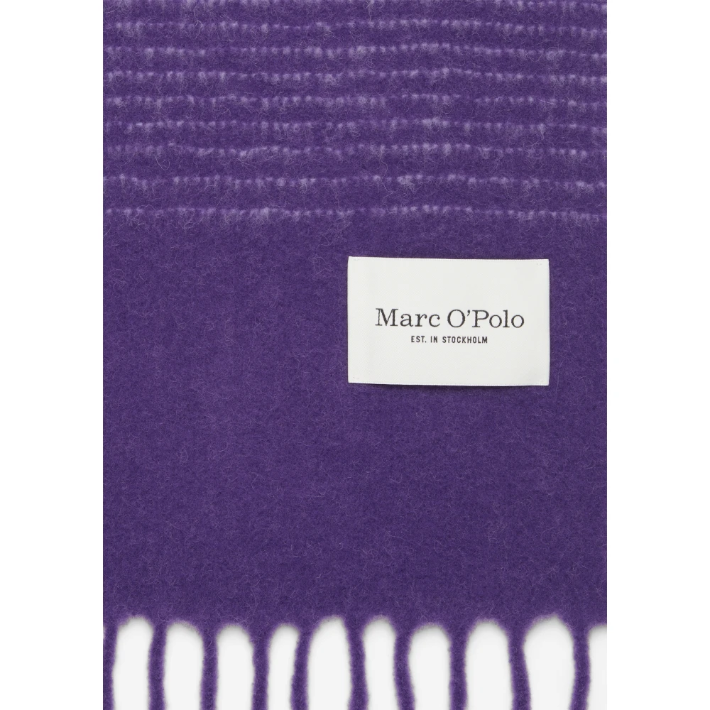 Marc O'Polo Gestreepte sjaal met degradé effect Purple Dames