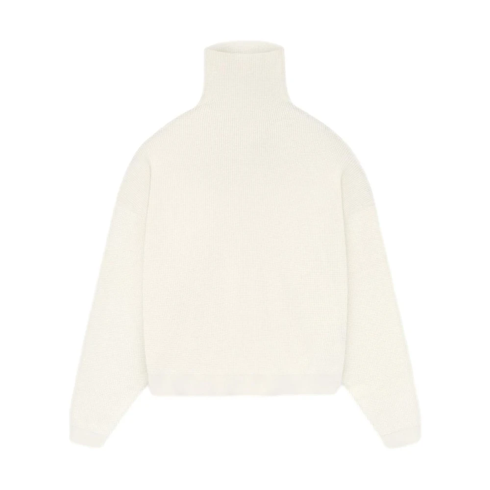 Fear Of God Våfflad Turtleneck Tröja Skalfärg Beige, Herr