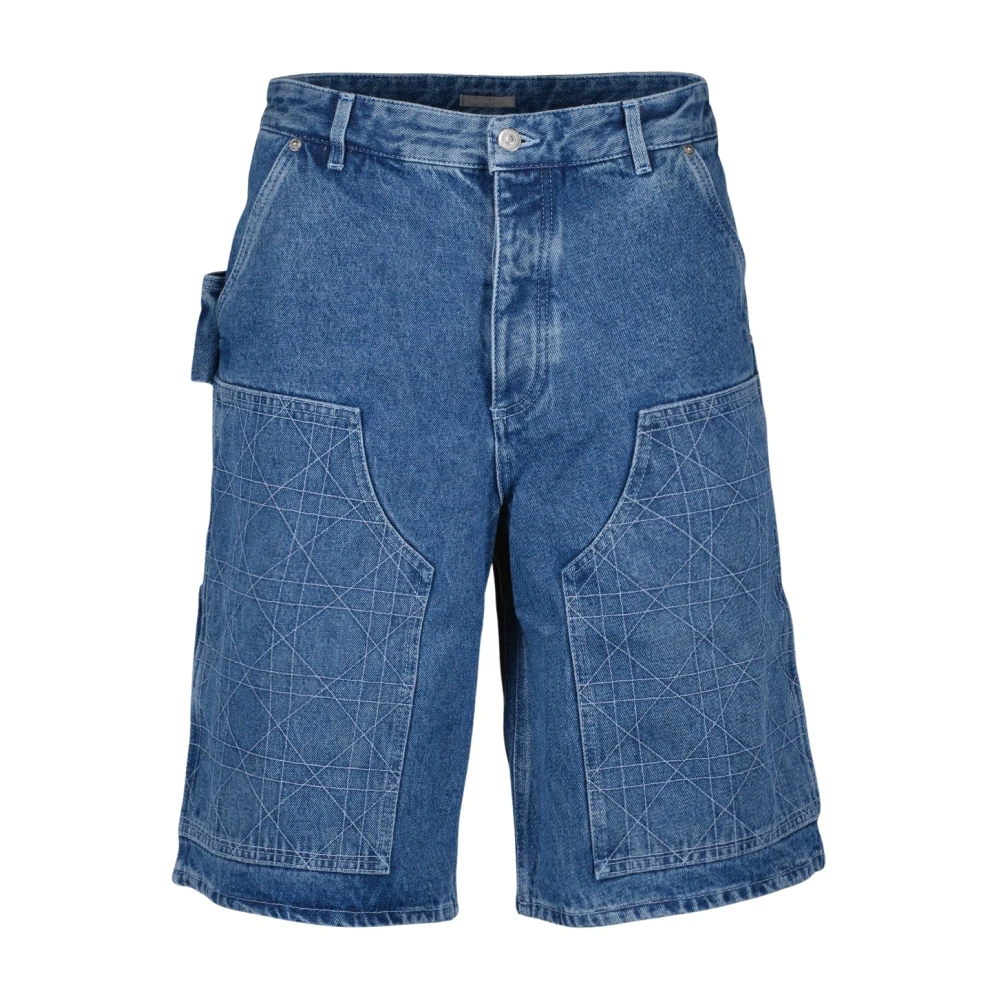 Dior Blå Denim Carpenter Shorts