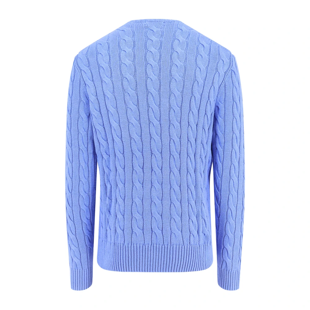 Polo Ralph Lauren Iconische Logo Katoenen Trui Blue Heren