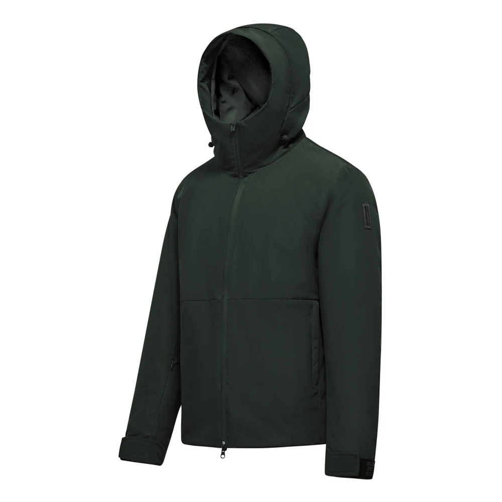 BomBoogie PrimaLoft Gewatteerde Hoodie Jas Green Heren