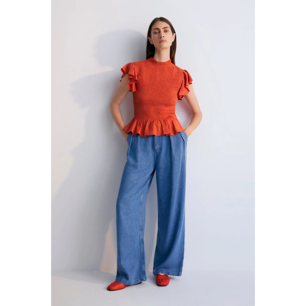 The New Society Katerina Woman Blouse Red Dames