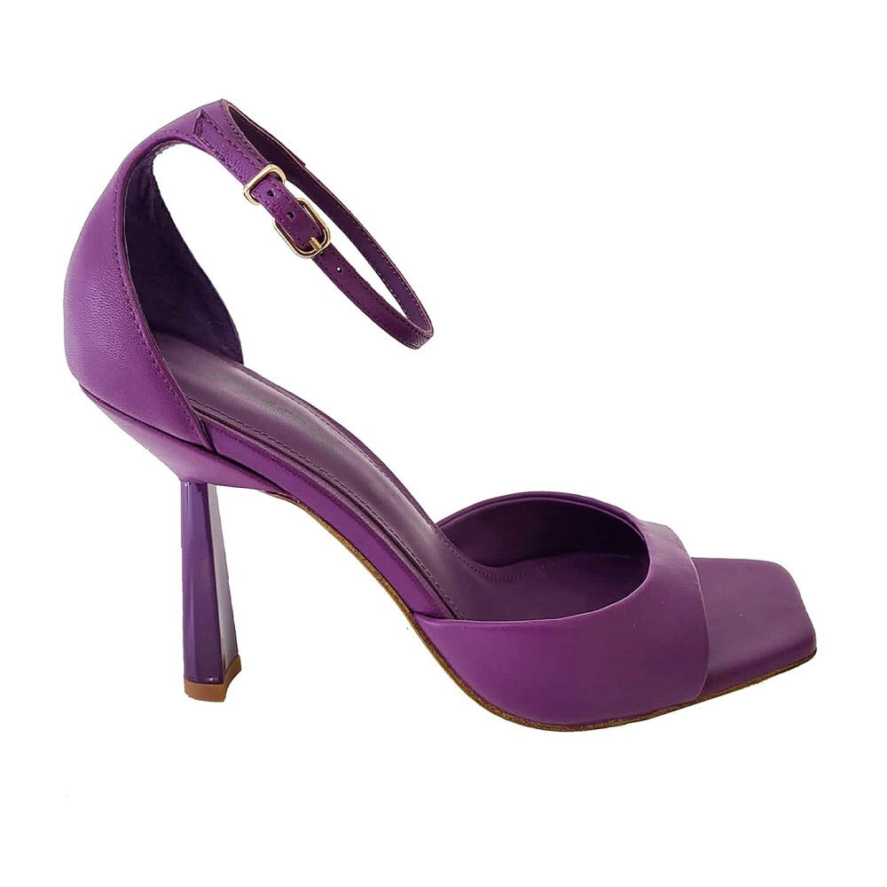 Sandali viola con on sale tacco