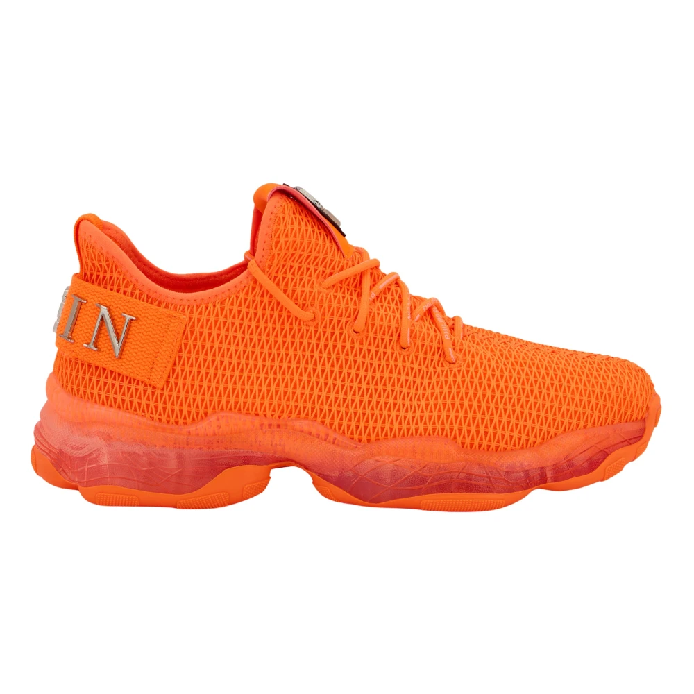 Philipp Plein Runner Sneaker Hyper Shock unisex Schoenen Oranje