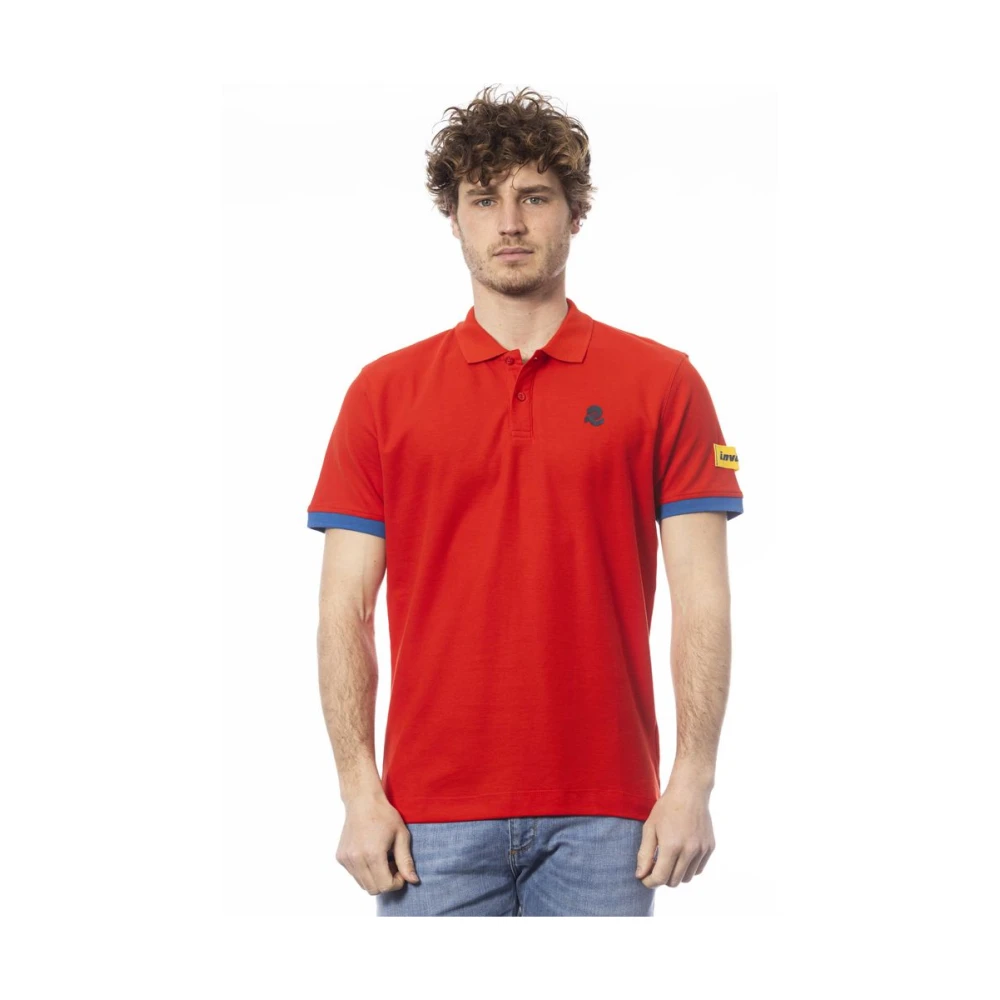 Invicta Klassiek Polo Shirt met Logo Detail Red Heren