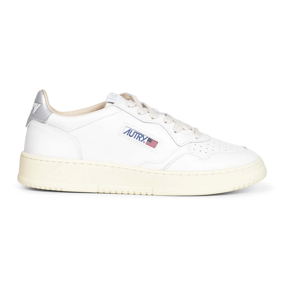 Autry Men's White Sneakers, 7 Uk, Trainers