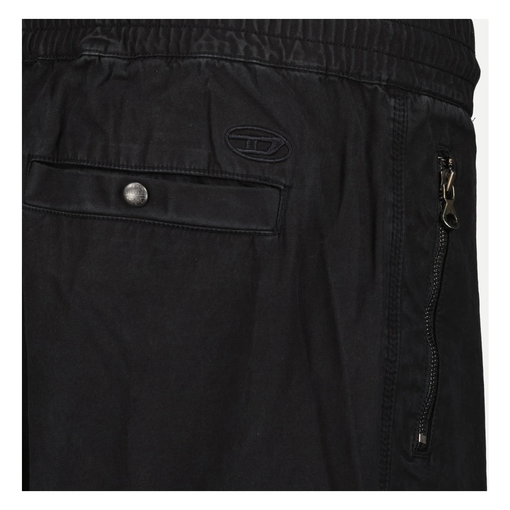 Diesel Cargo Broek P-Beeck Zwart Black Heren