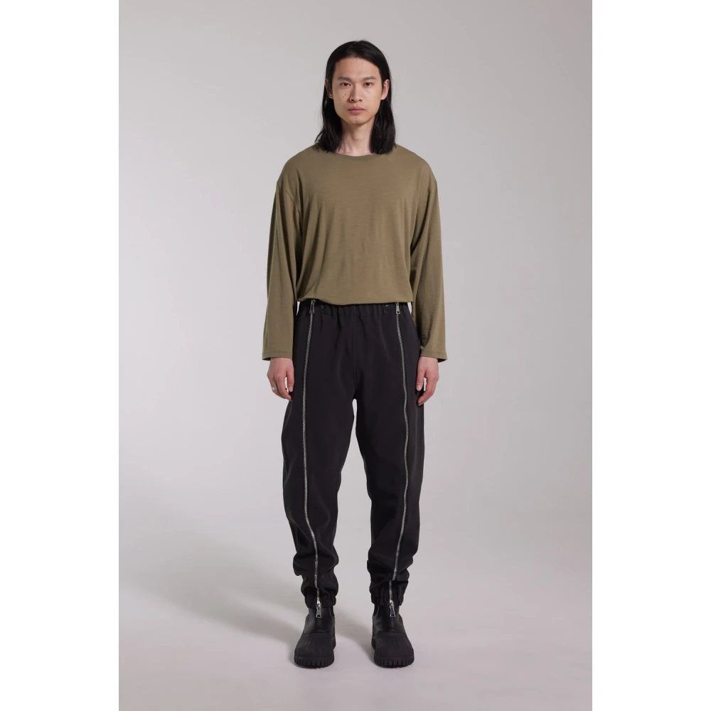 Stutterheim Matte Overall Broek met Beenritsen Black Heren