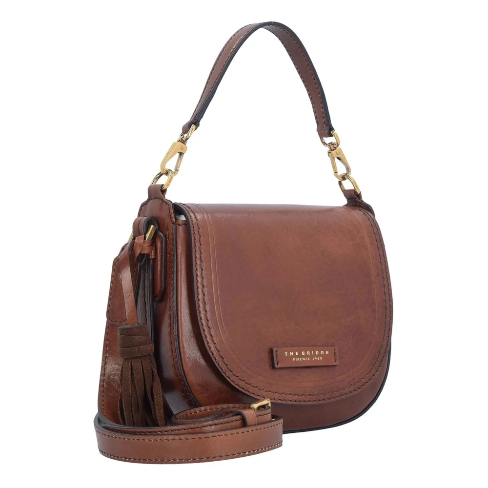 The Bridge Bruine Crossbody Tas Brown Dames