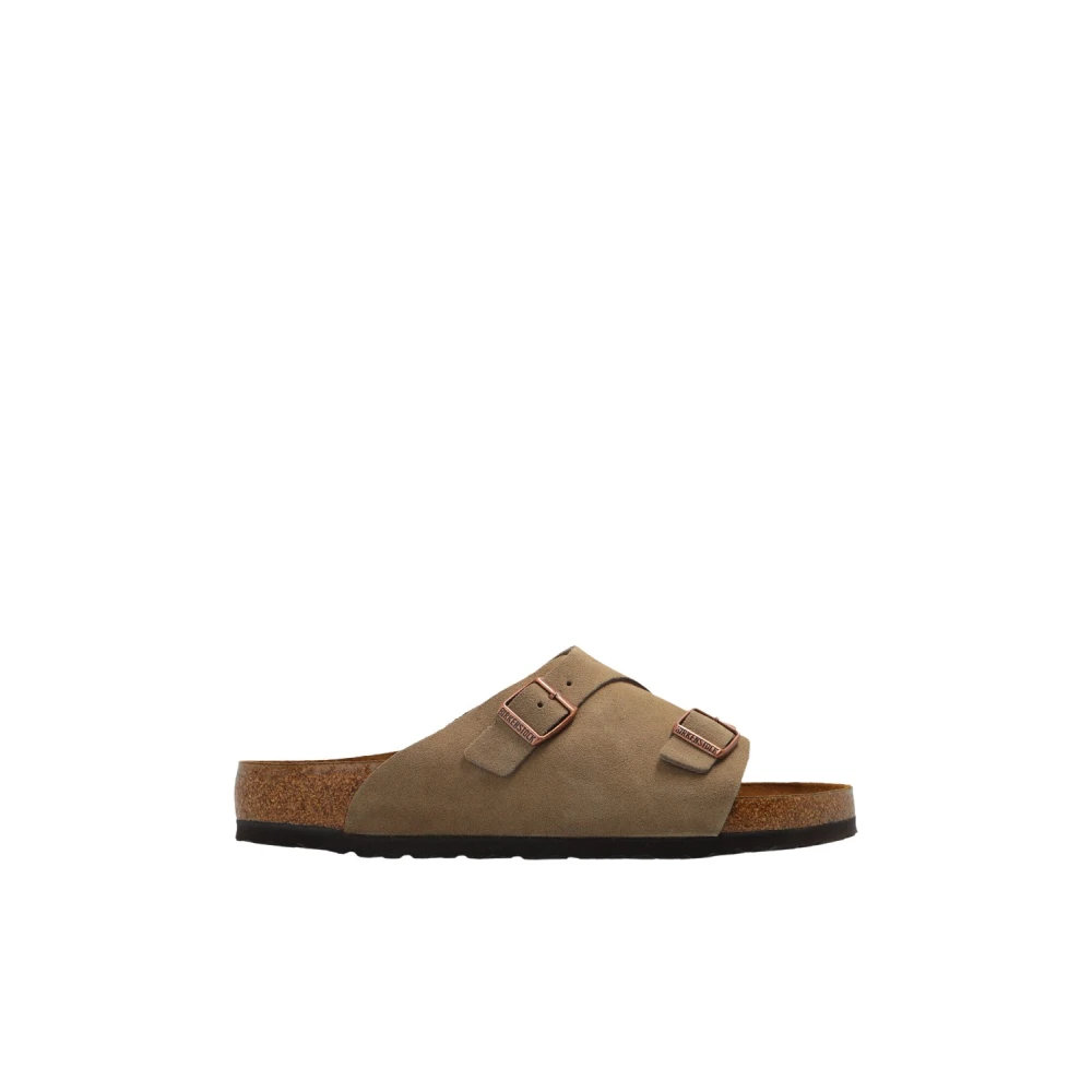 Birkenstock Men's Beige Zurich Slides - Sliders - 8 Uk - Shoes