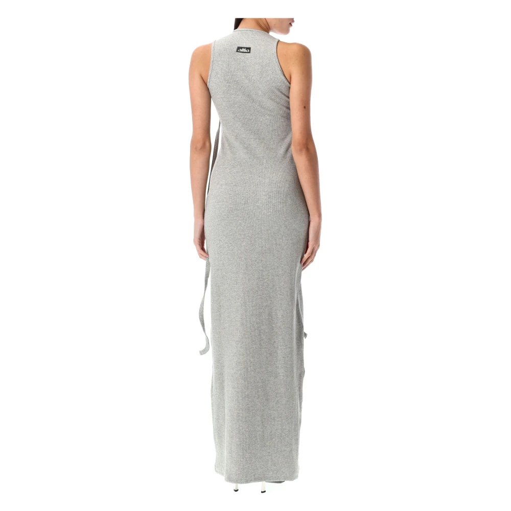 Ottolinger Zilver Melange Tank Maxi Jurk Gray Dames