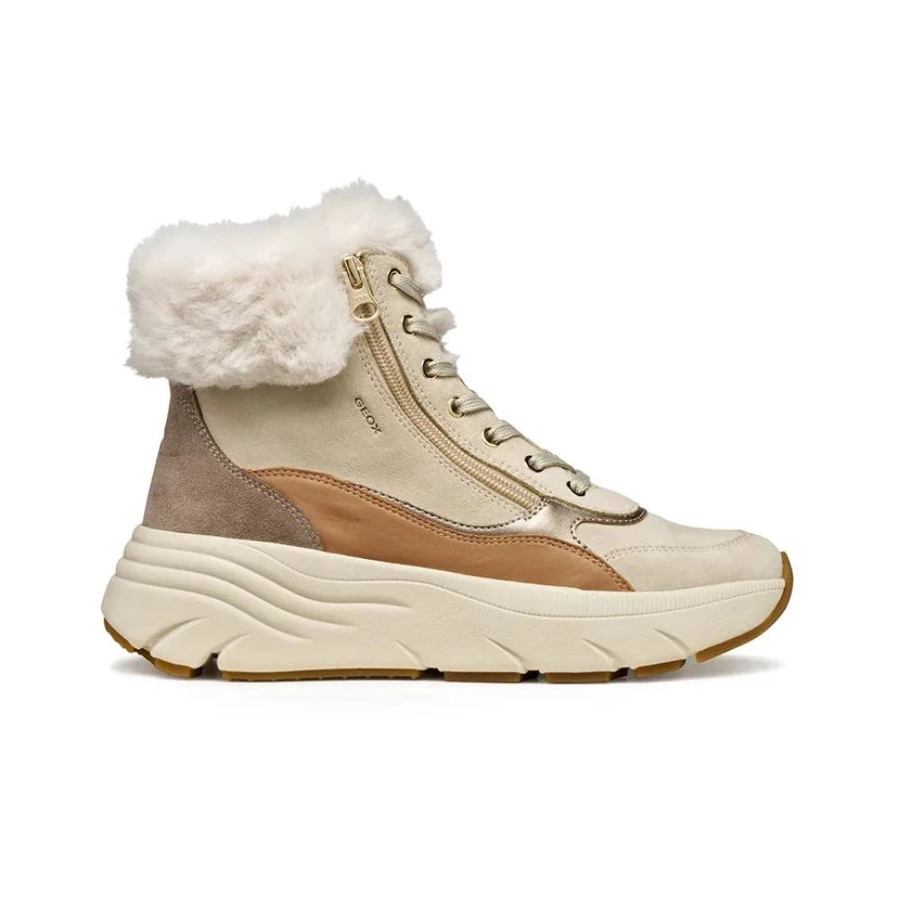 Geox Donna Beige Stivaletti Da Diamanta - Immagine 2