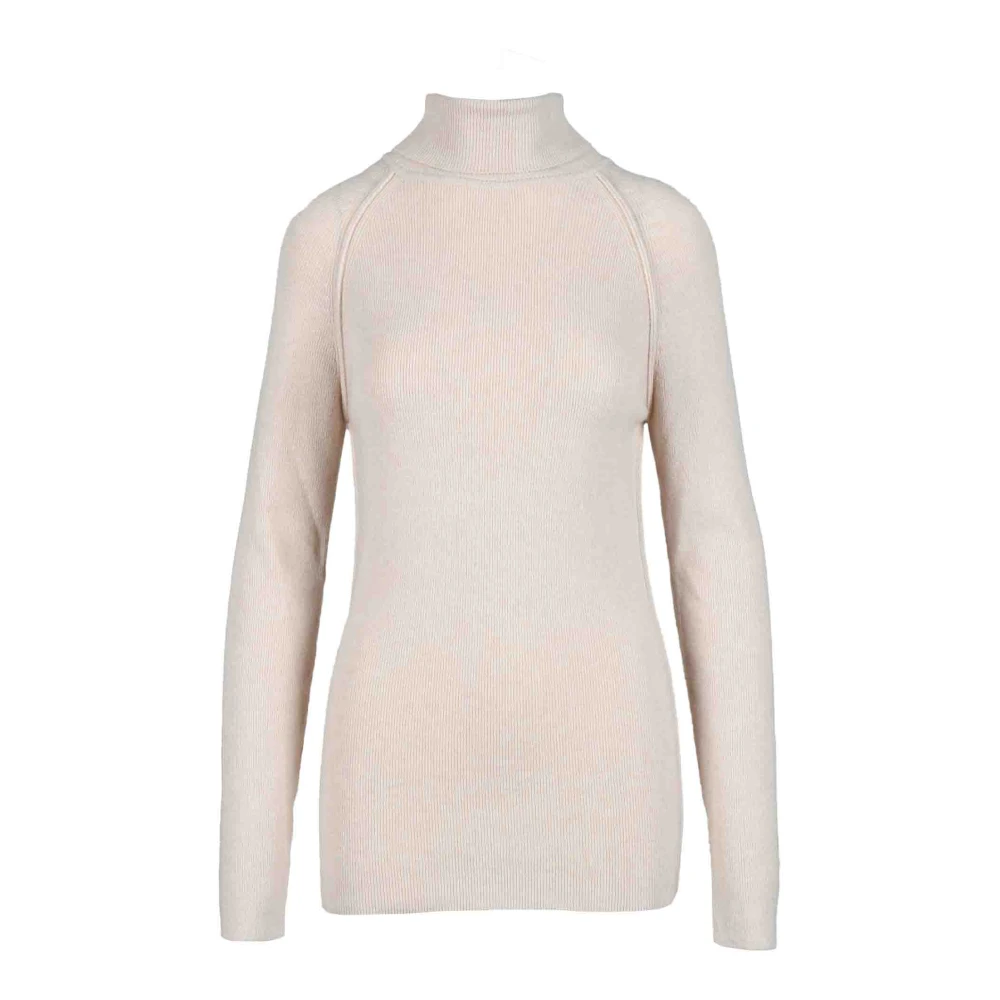 Pinko Zachte Gebreide Trui Mix Pink Dames