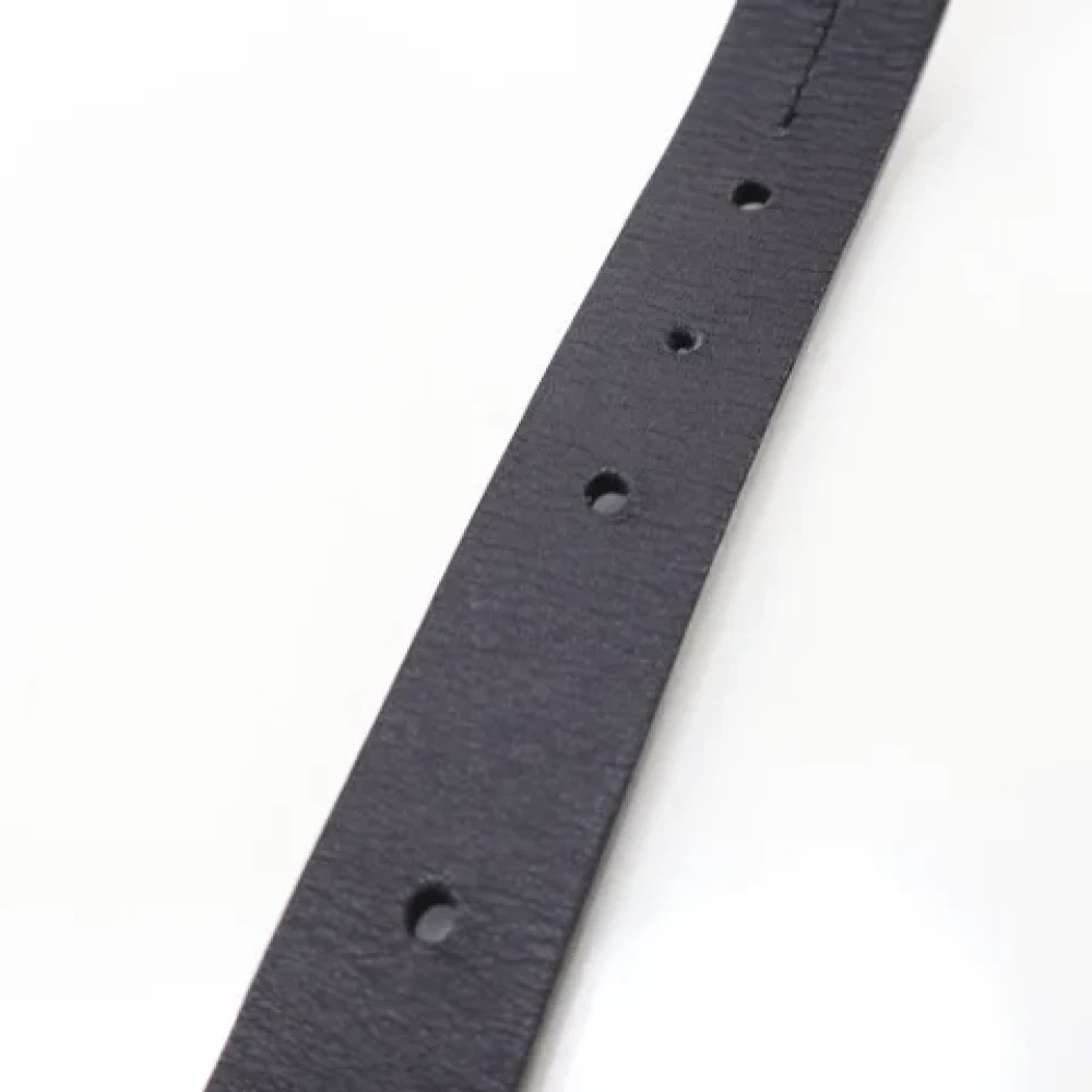 Prada Vintage Pre-owned Leather belts Black Dames