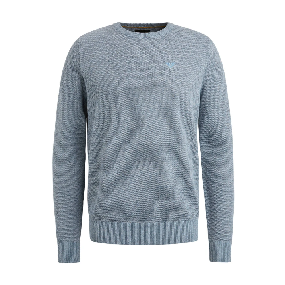 PME Legend Casual Katoen Modal Pullover Blue Heren