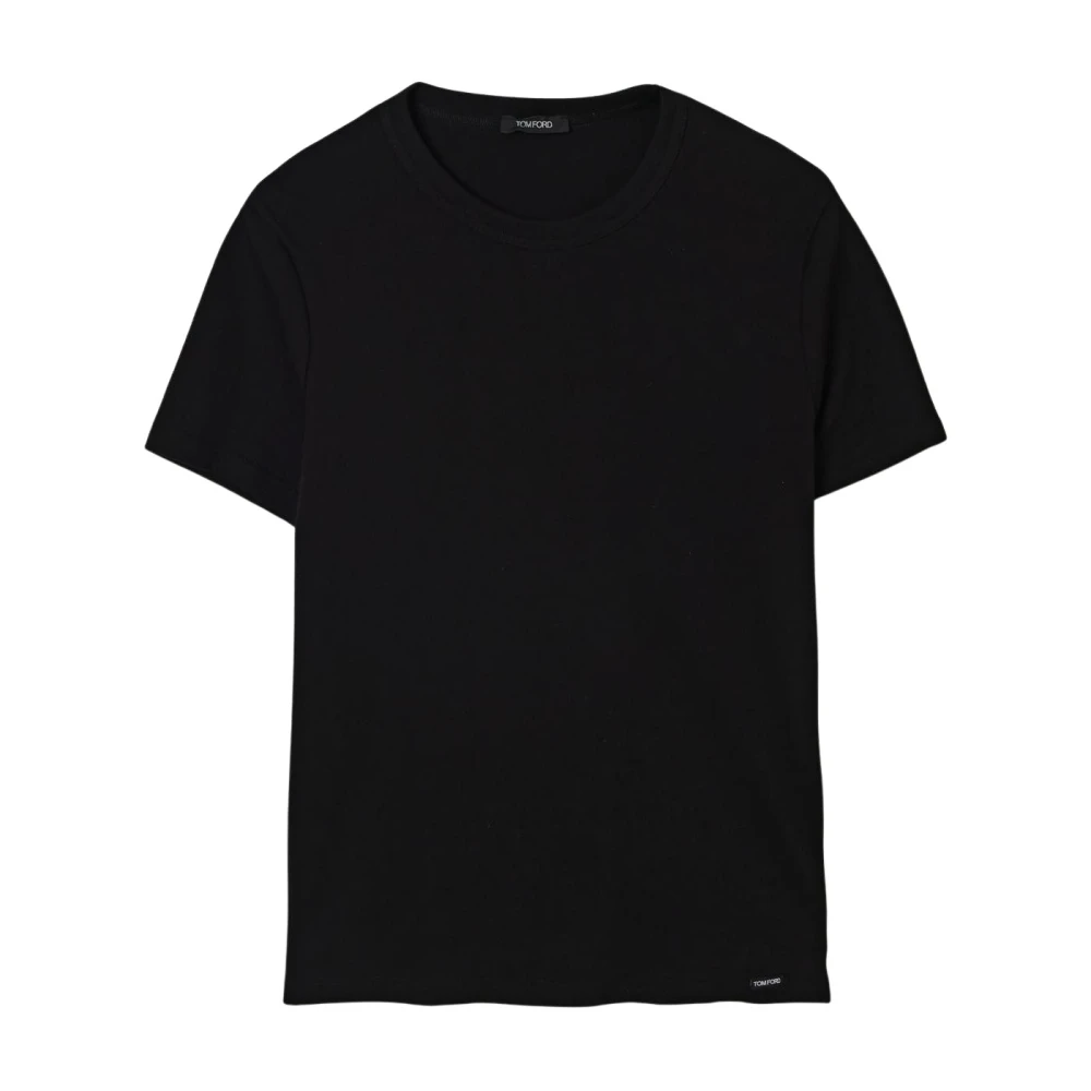 Tom Ford Men's Black T-Shirts, Xl, Basic Short Sleeve T-Shirt