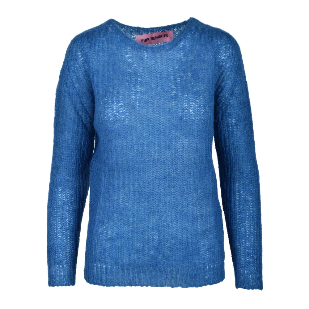 Pink Memories Zachte Gebreide Trui in Pastelroze Blue Dames