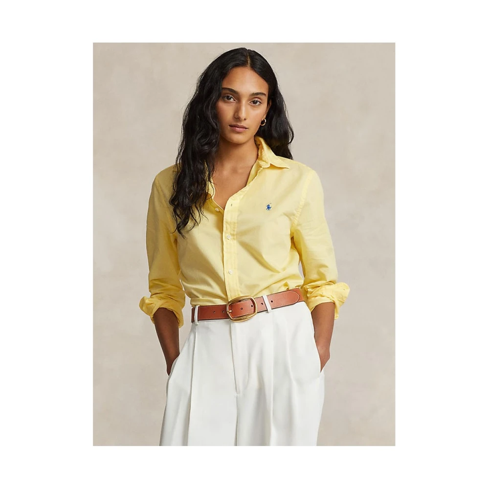 Ralph Lauren Stijlvolle Overhemd voor Mannen Yellow Dames
