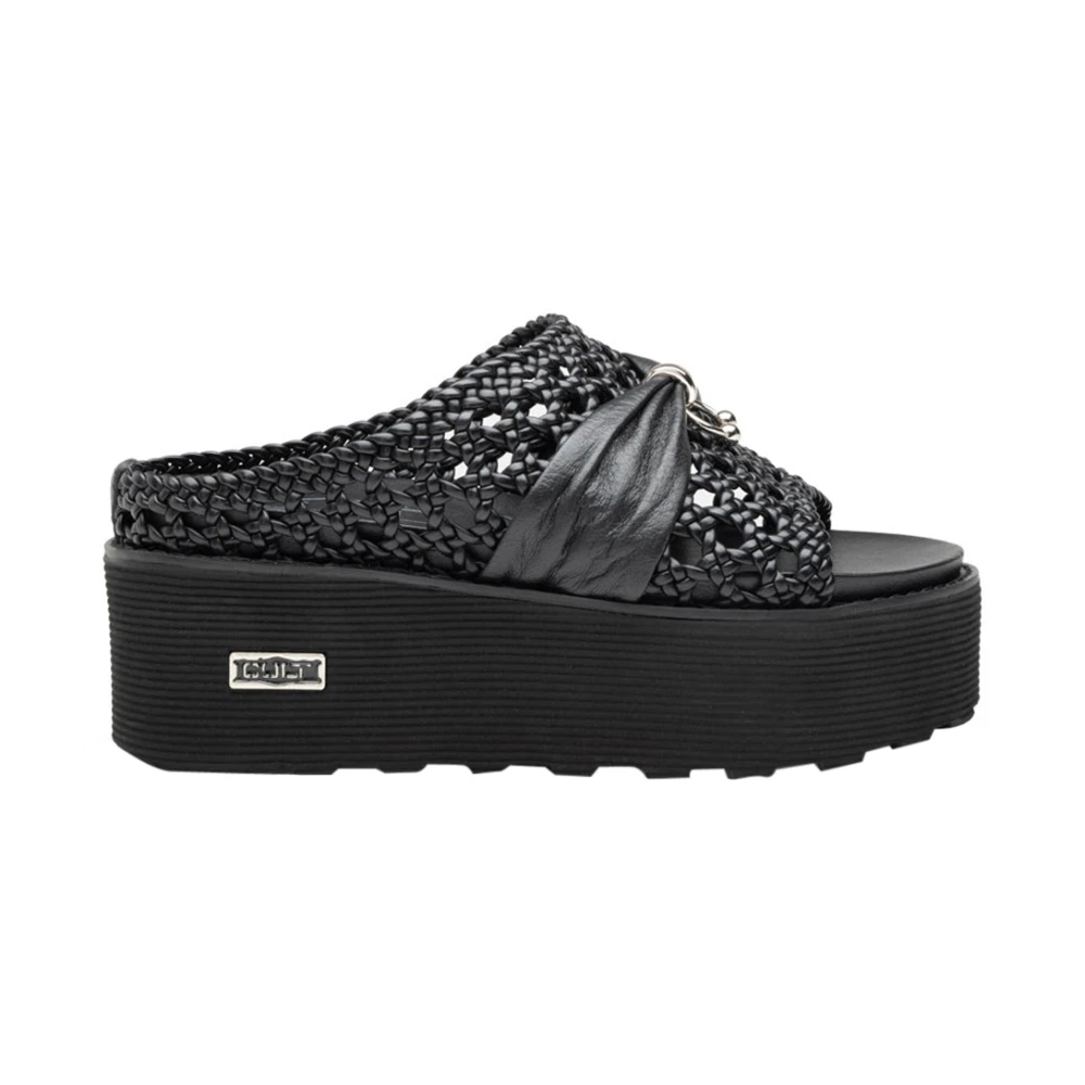 Cult Donna Nero - Nancy 3457 Sandal - Shoes - 37 Eu