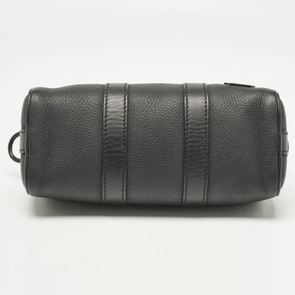 Louis Vuitton Vintage Pre-owned Leather louis-vuitton-bags Black Heren