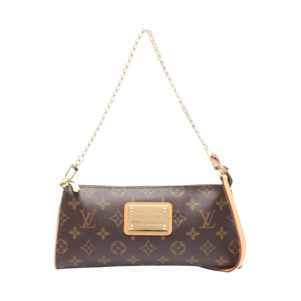 Louis Vuitton Vintage Women's Brown Pre-Owned Monogram Pochette Chain Bag