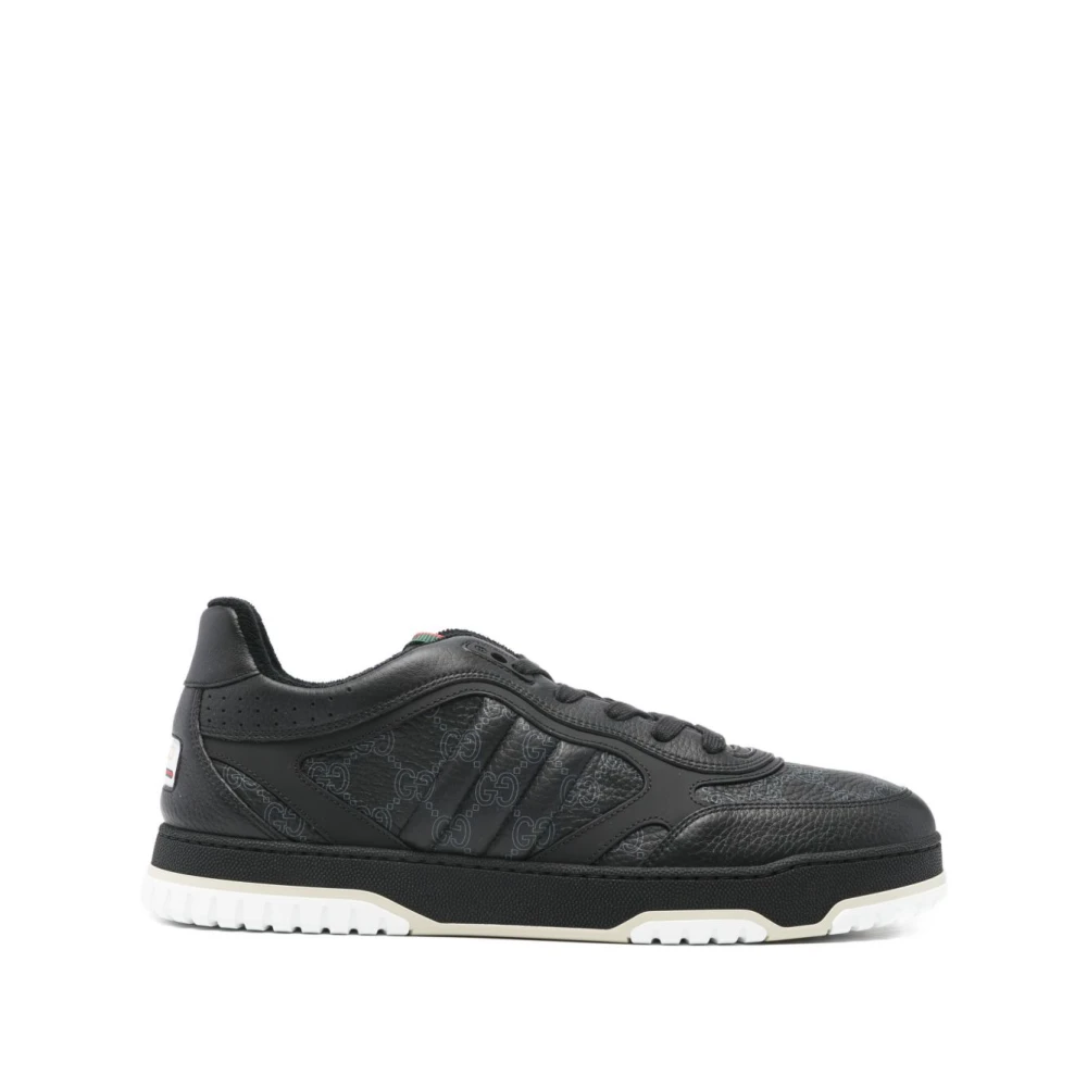 Gucci Men's Black Sneakers, 9 Uk, Re-Web Sneaker