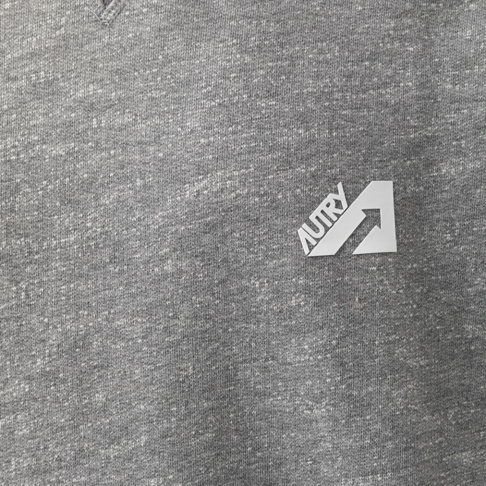 Autry Sweatshirt in effen kleur mélange katoen Gray Heren