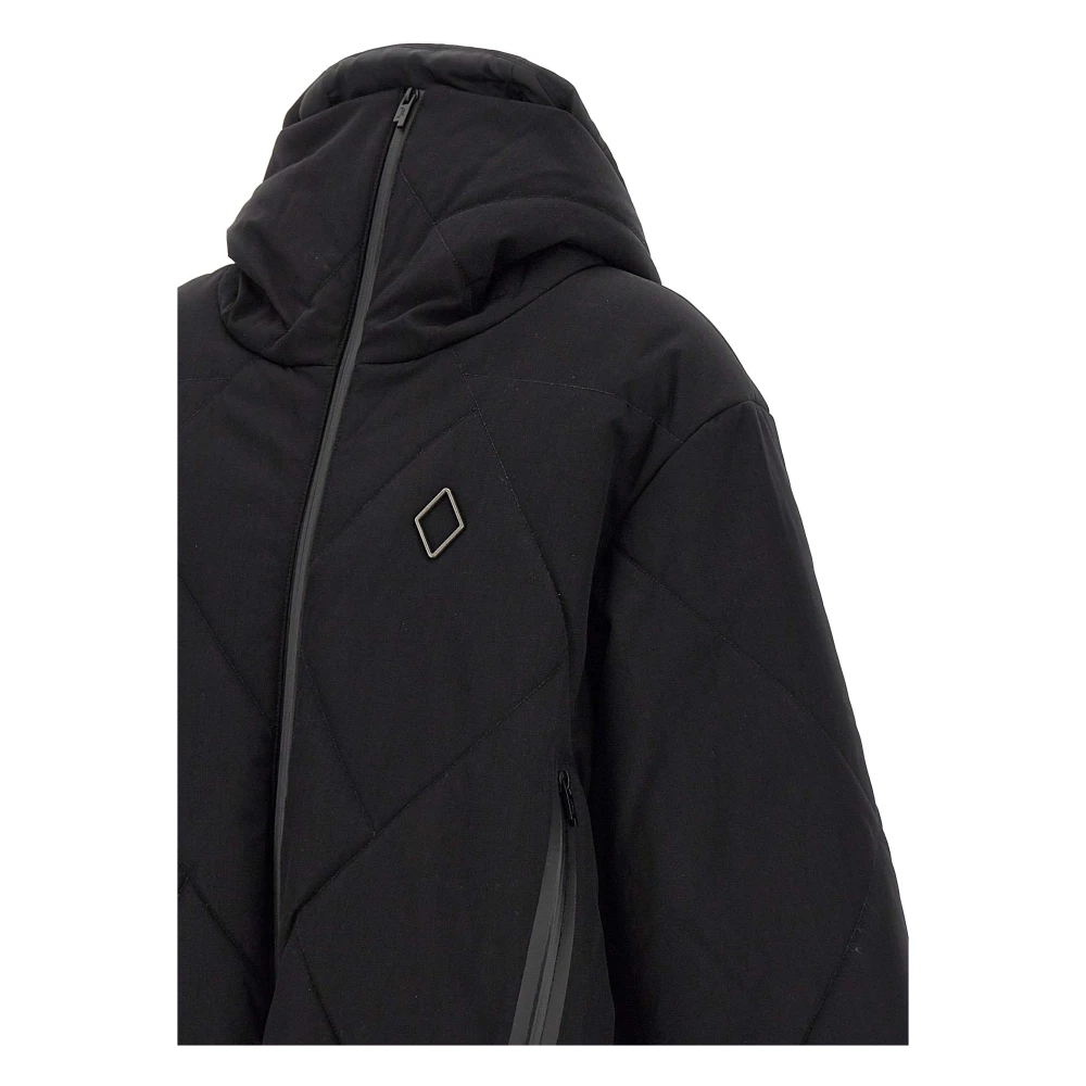 A-Cold-Wall Zwarte donsjas met diamantstiksels Black Heren