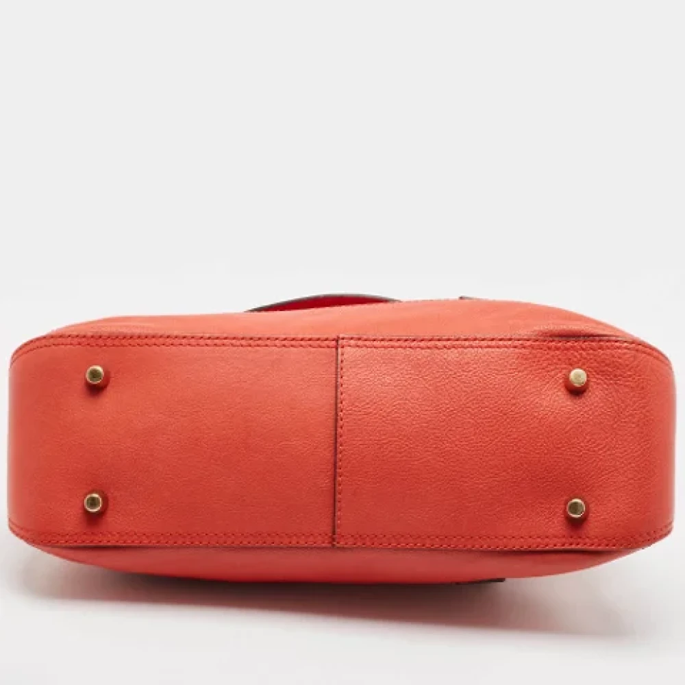 Chloé Pre-owned Leather handbags Red Dames