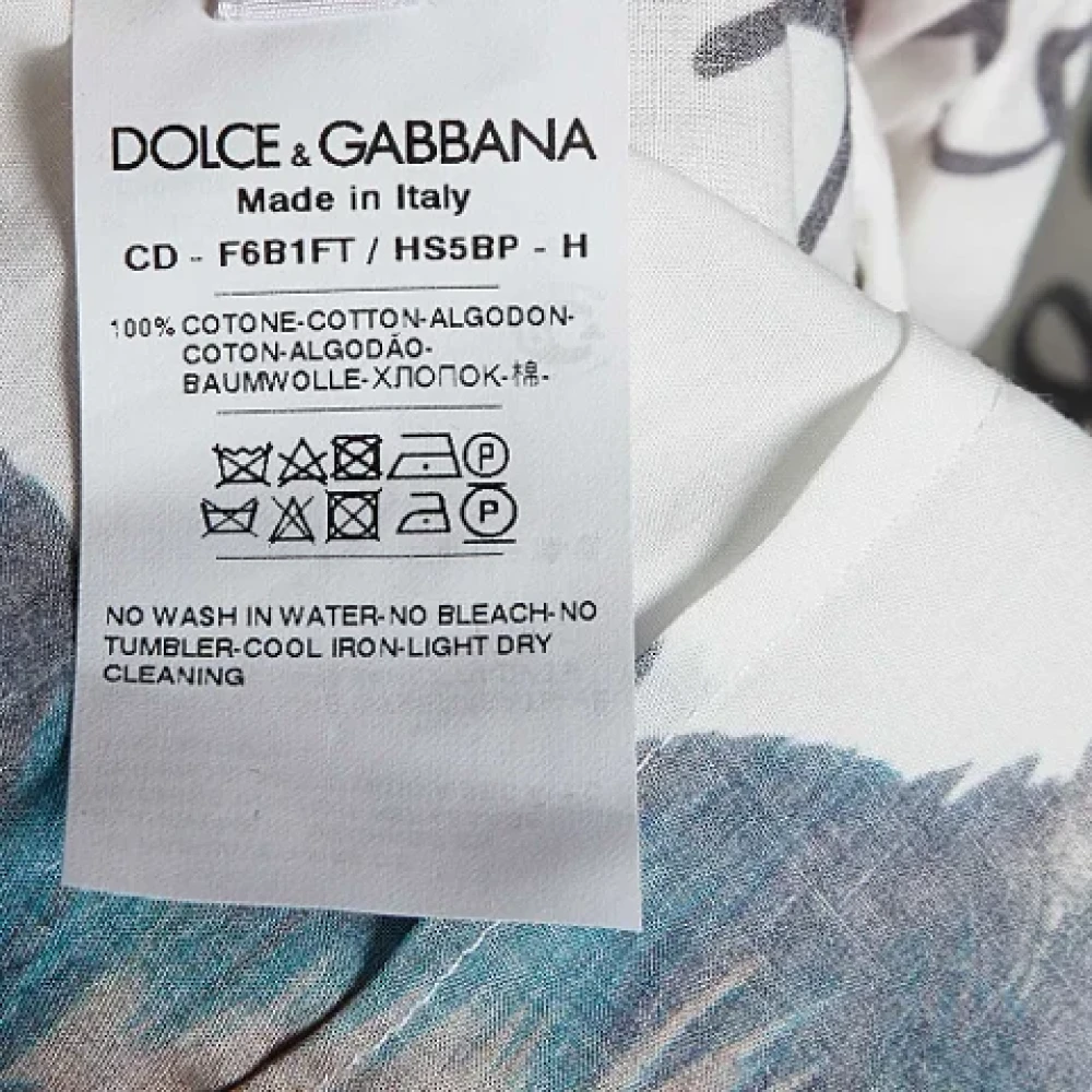 Dolce & Gabbana Pre-owned Cotton dresses Multicolor Dames