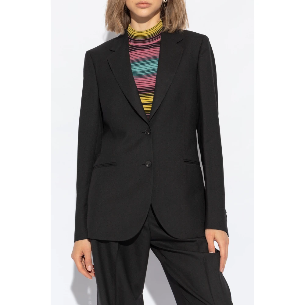 Paul Smith Wollen Blazer Black Dames