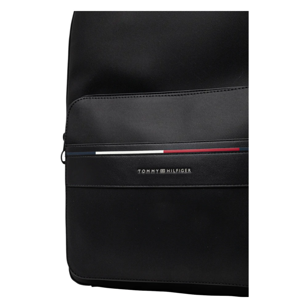 Tommy Hilfiger Stijlvolle Heren Rugzak Collectie Black Heren