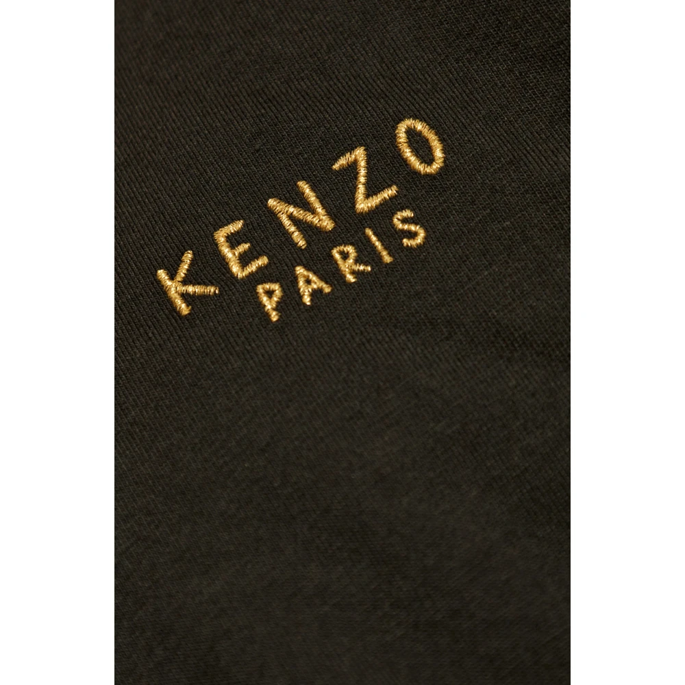 Kenzo T-shirt met geborduurd logo Black Heren