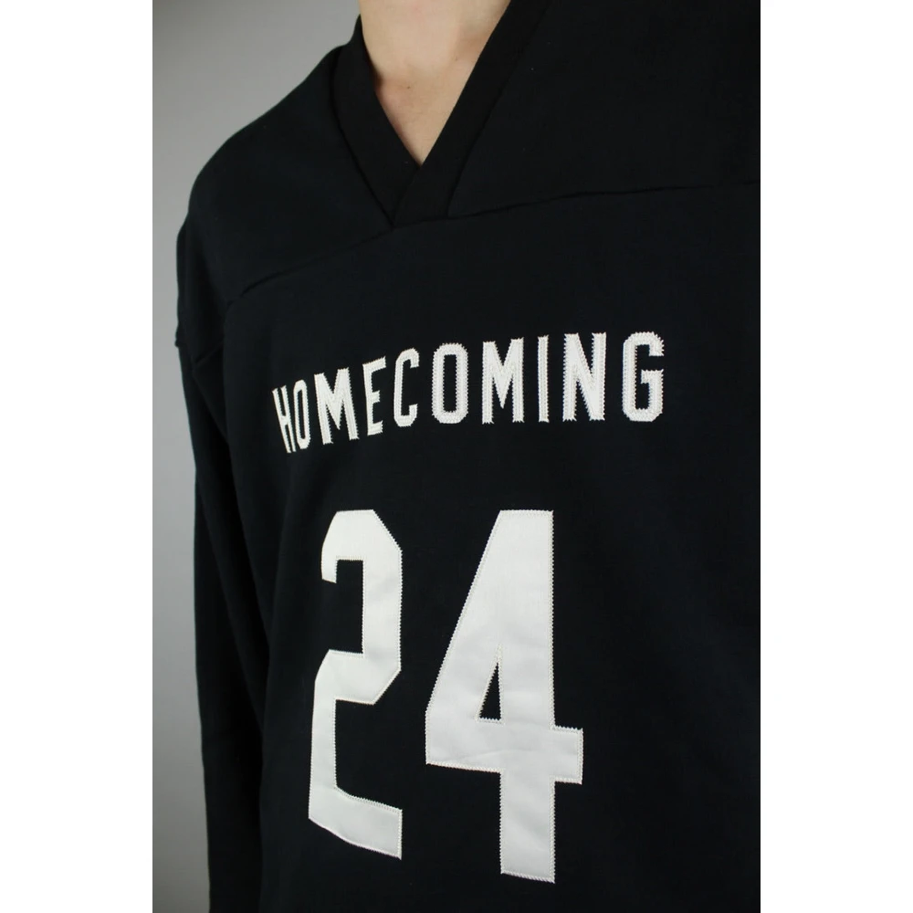 Fear Of God Zwart Heavy Fleece Hockeyshirt Black Heren
