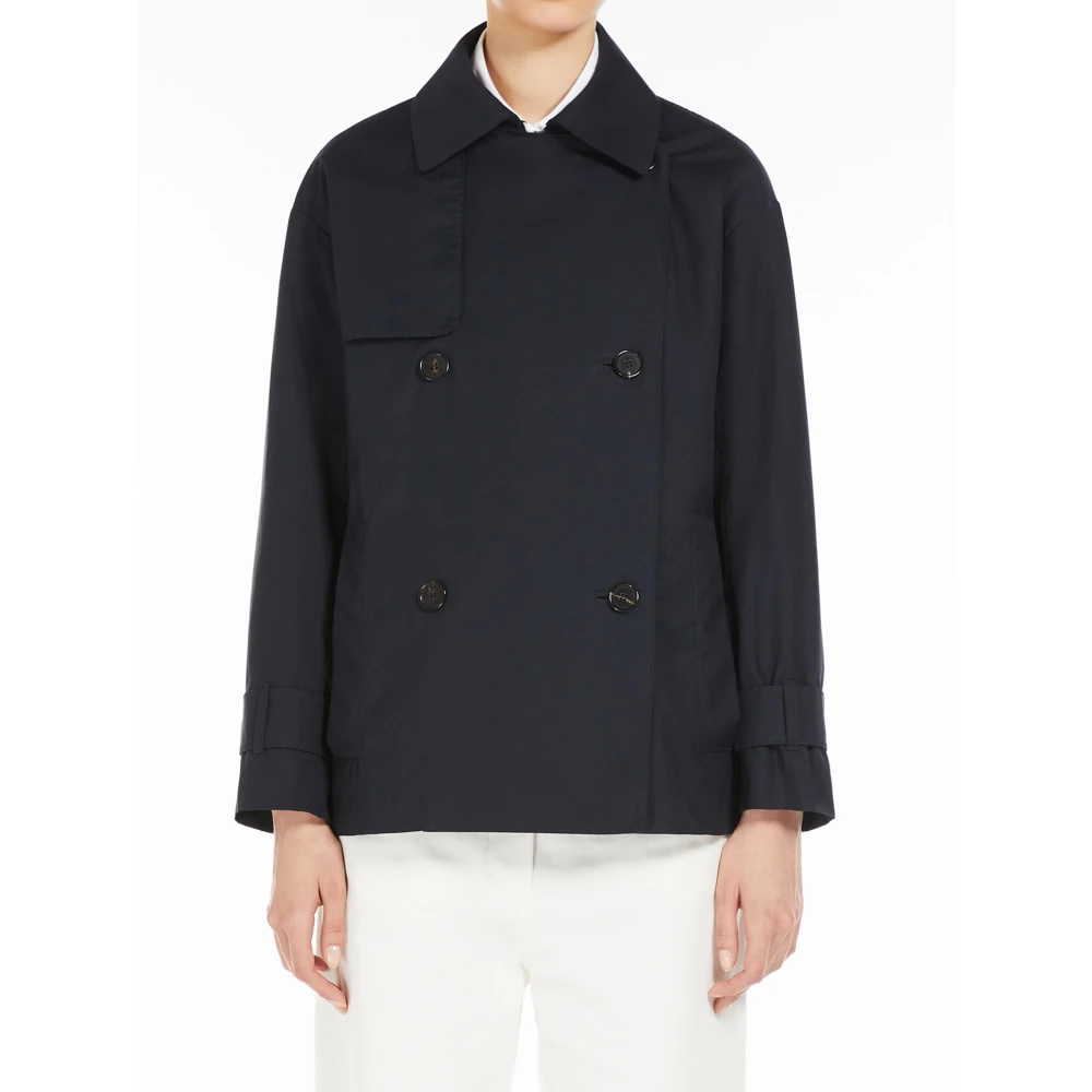 Max Mara Blauwe Zeno Stijlvolle Modieuze Jurk Blue Dames