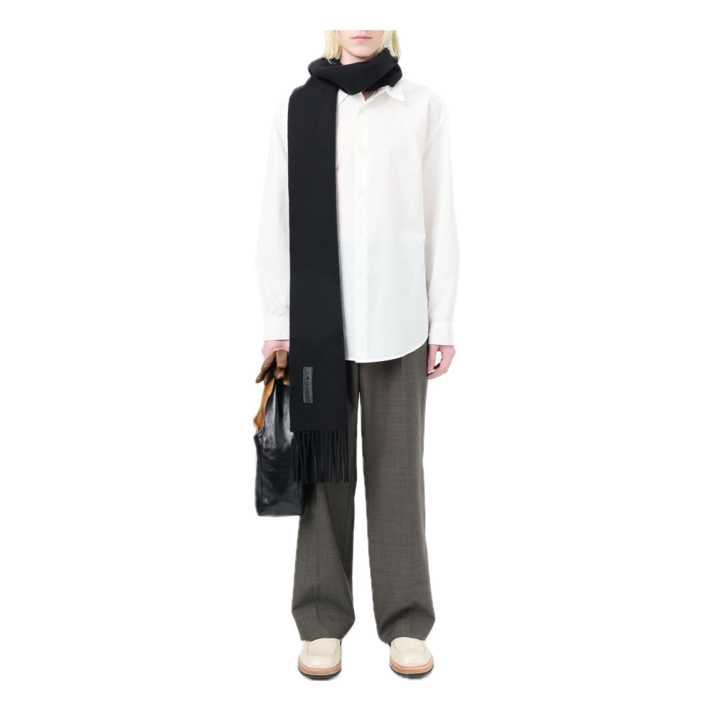 Our Legacy Witte Liquid Poplin Beyond Overhemd White Heren