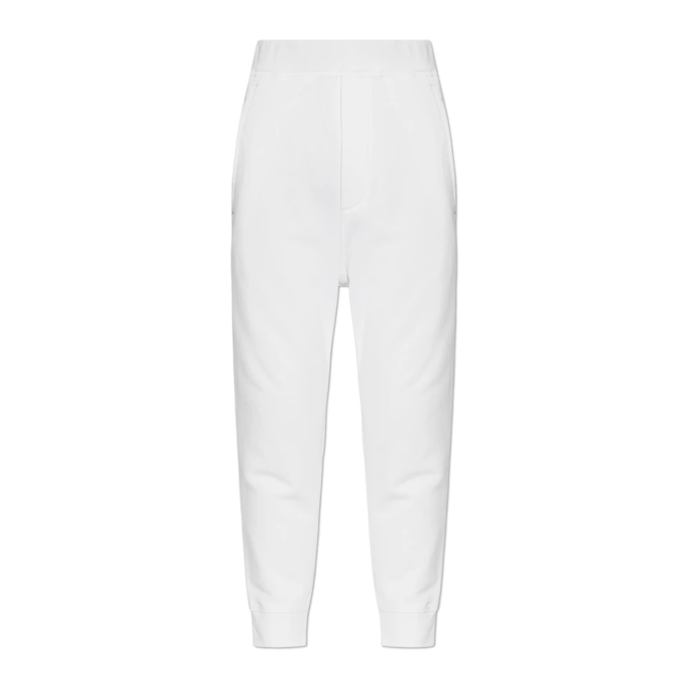 Dsquared2 Sweatpants met logo White Heren
