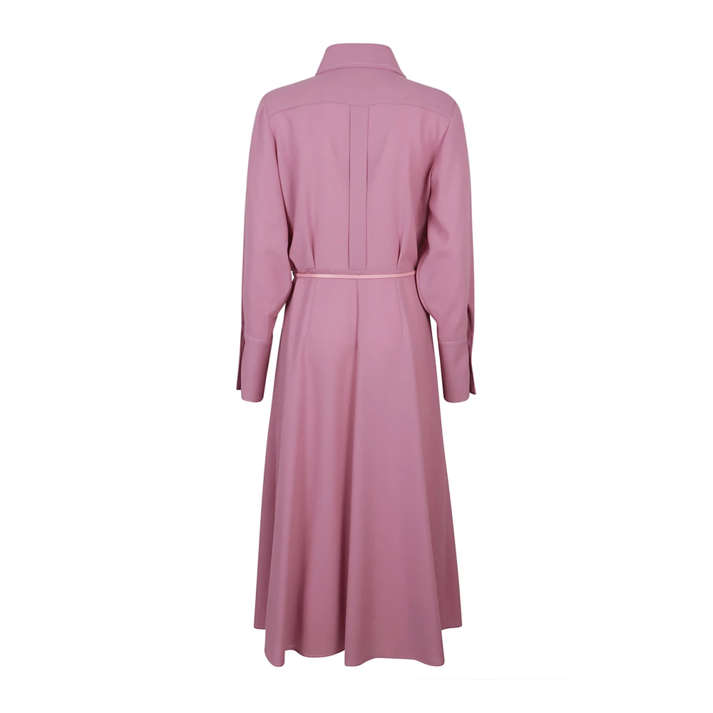 Crida Milano Roze Wollen Jurk Gemaakt in Italië Pink Dames