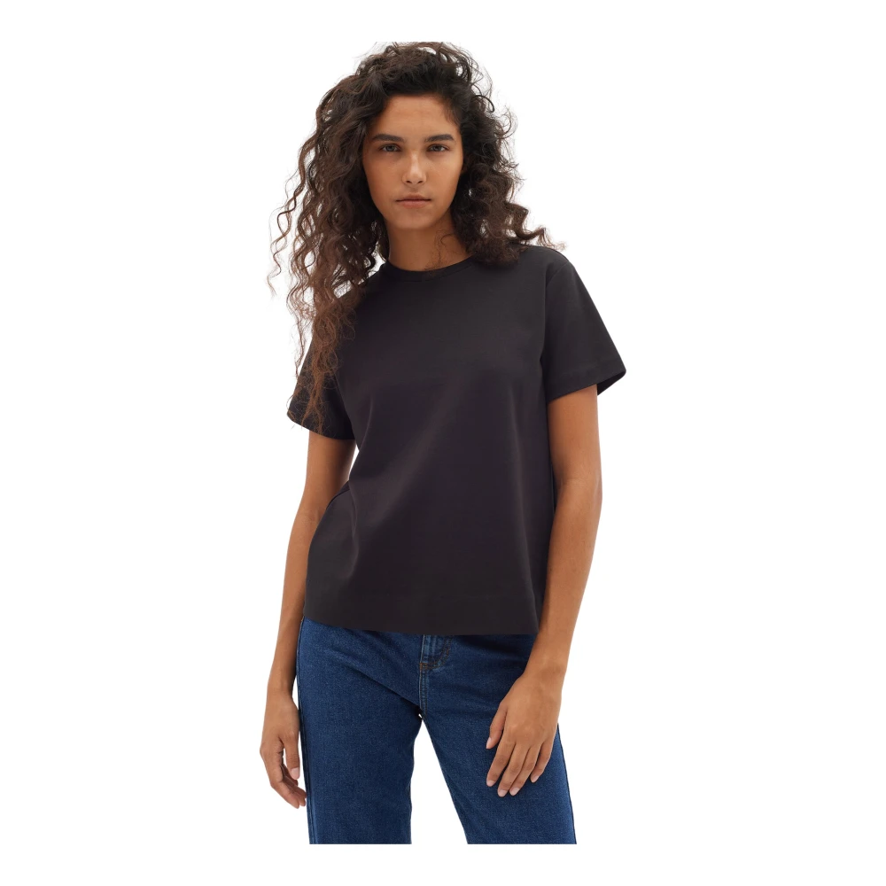 InWear Klassieke Zwarte Tee Top Black Dames