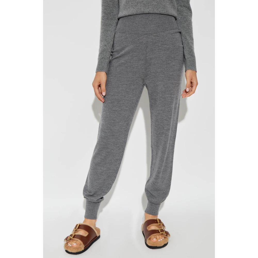 Chloé Wollen broek Gray Dames