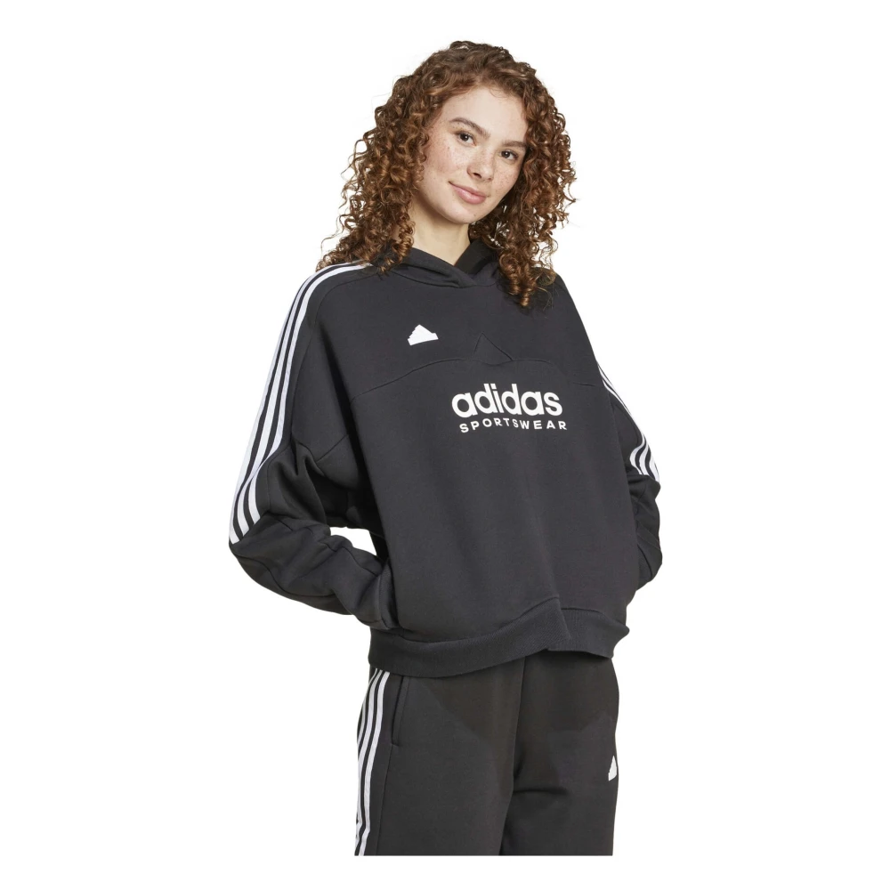 Adidas Tiro Cut 3-Stripes Hoodie Black Dames