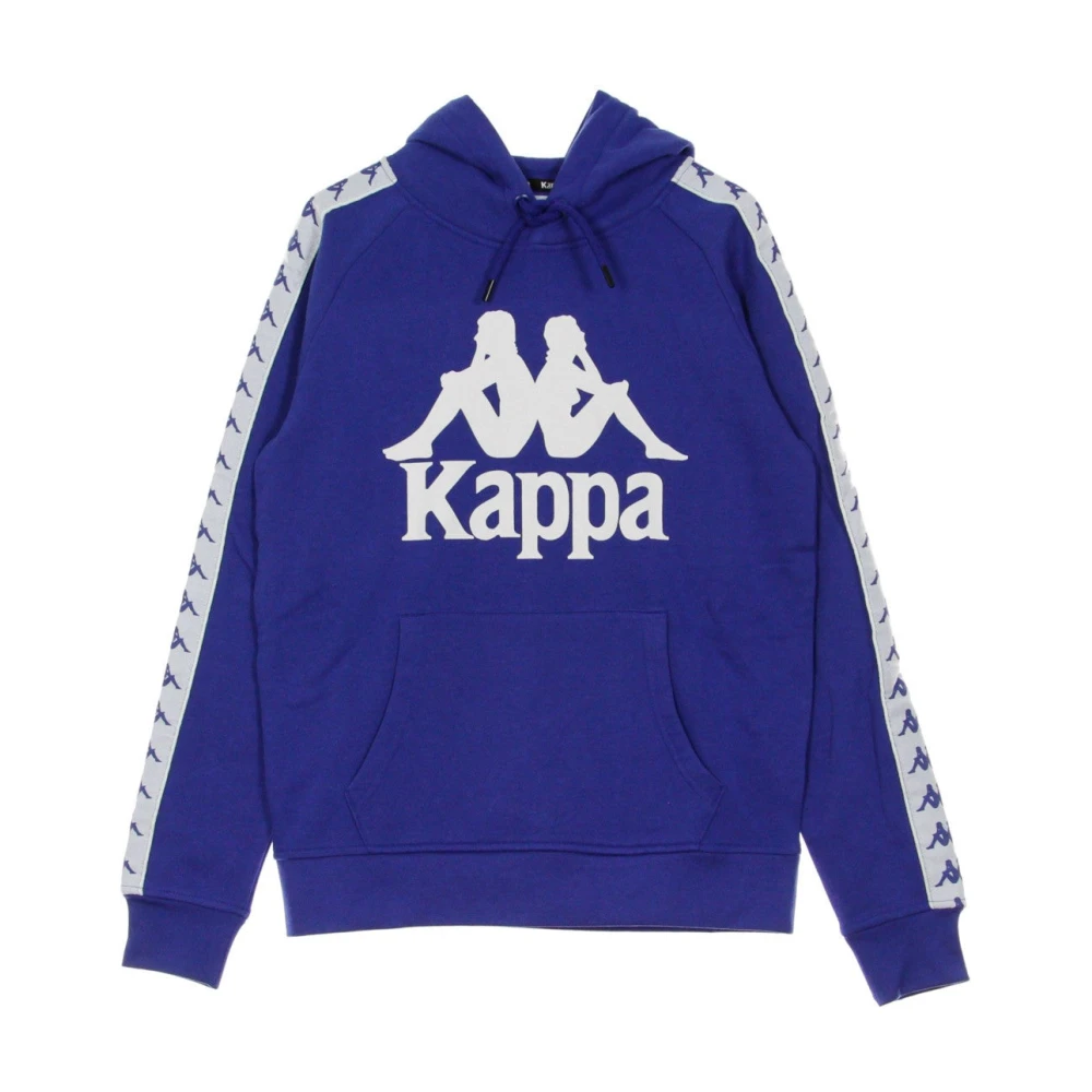 Kappa Blauw Wit Hoodie voor Mannen Blue Heren