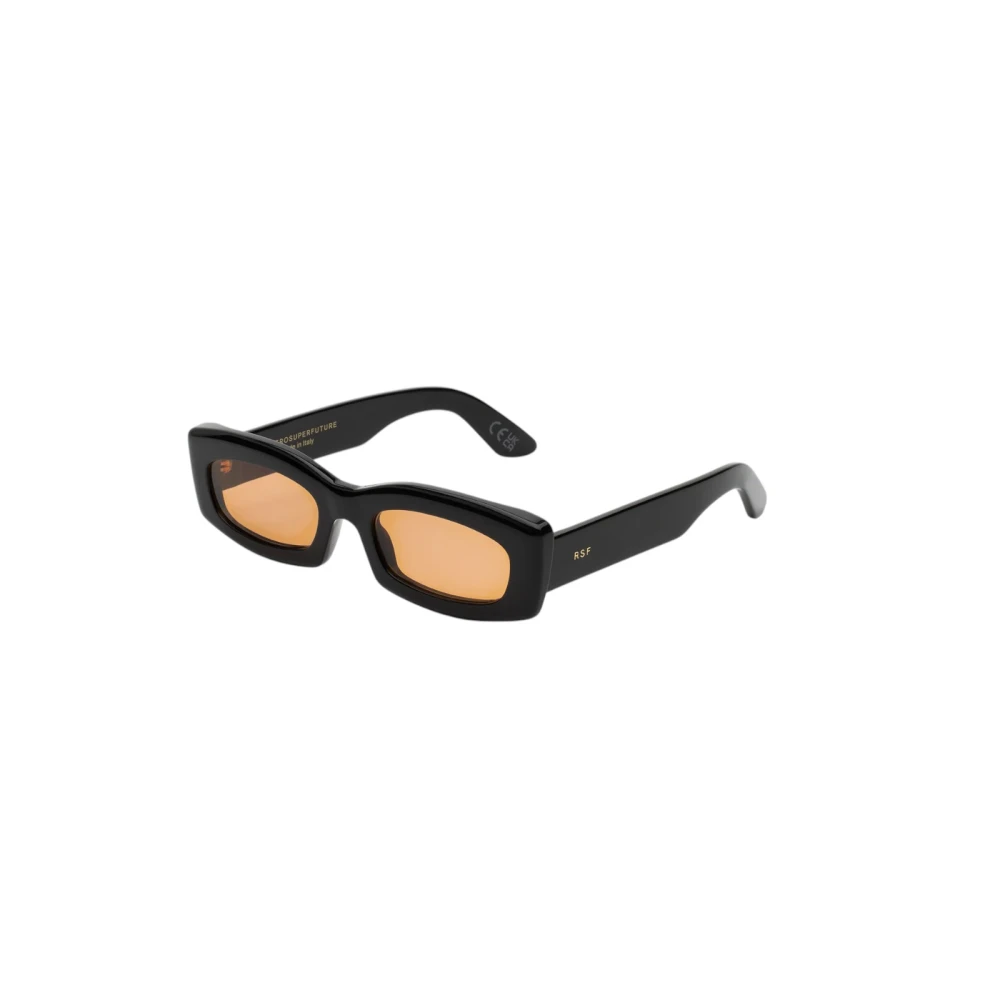 Retrosuperfuture Unisex Black Vintage Sunglasses Zaga Refined - Sunglasses - 53 Mm - Accessories