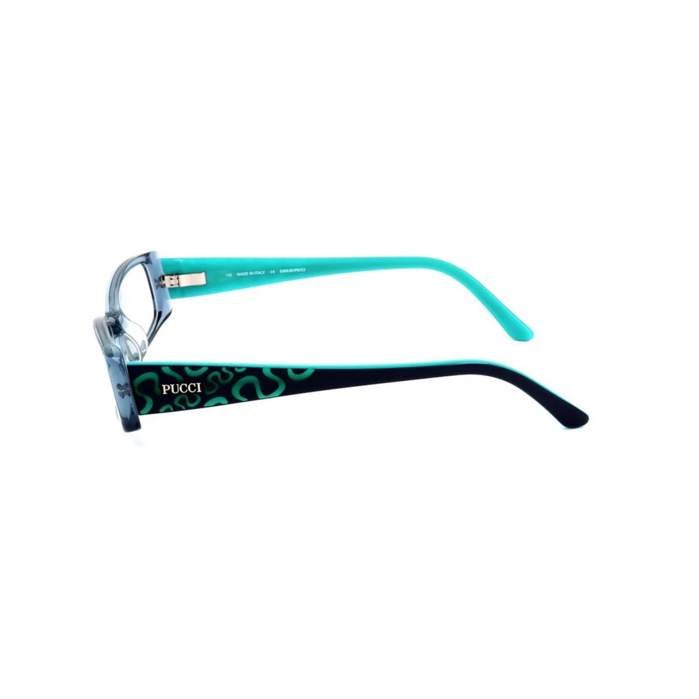 EMILIO PUCCI Blauwe Kunststof Frames met Wijzerplaat Blue Dames