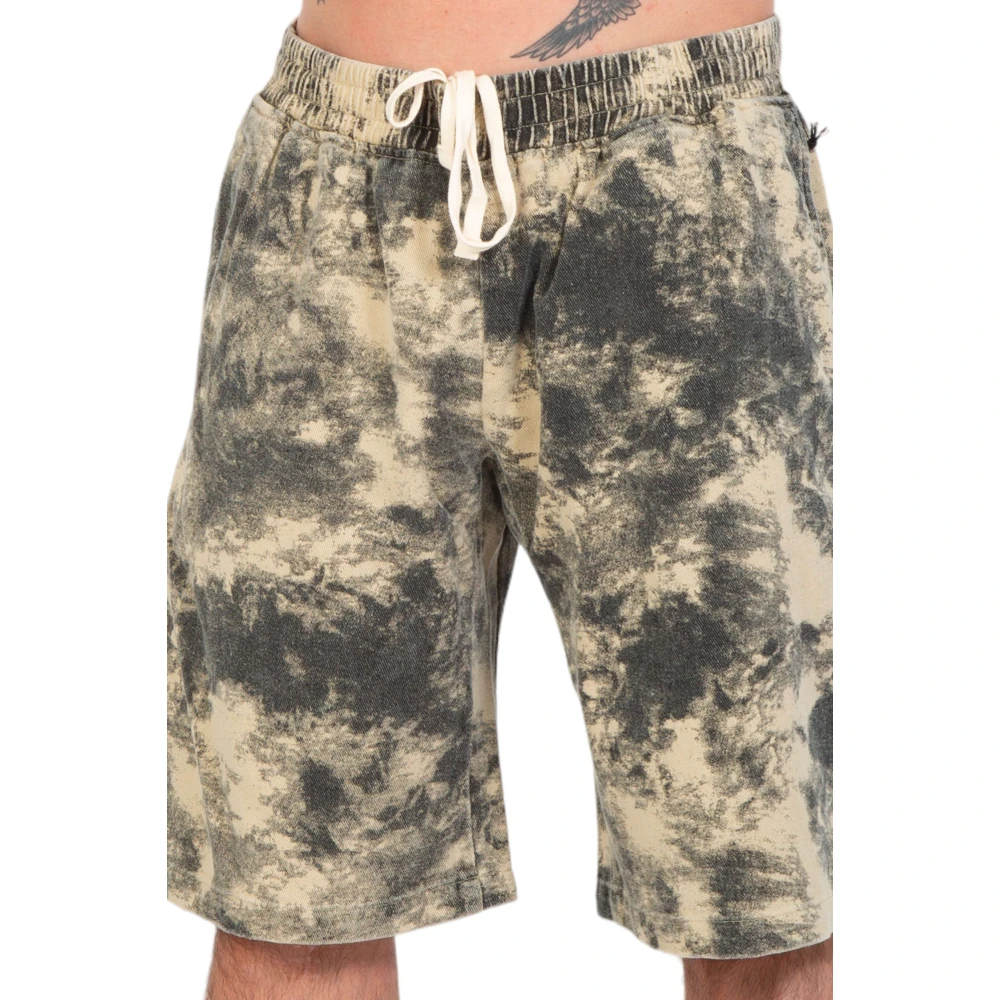 Pleasures Zwarte Cyclone Shorts Green Heren