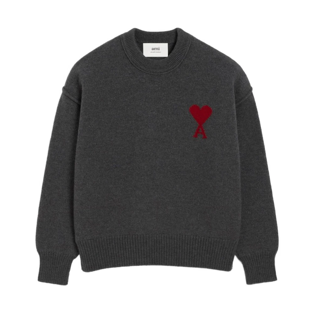 Knitwear > Round-neck Knitwear - - Ami Paris - Modalova