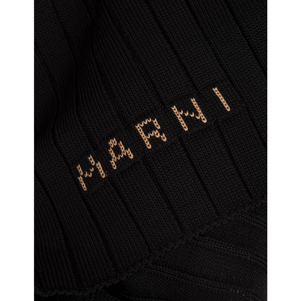 Marni V-neck Knitwear Black Dames